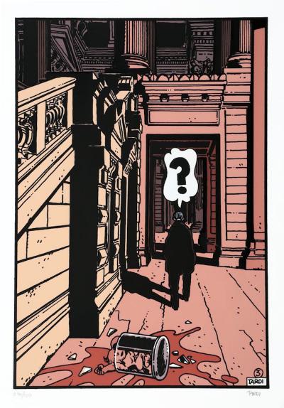 TARDI - Palais justice Bruxelles - Sérigraphie 2