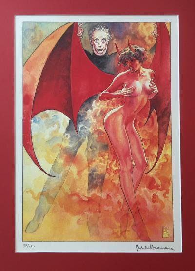 Milo MANARA - La beauté du diable - Sérigraphie 2