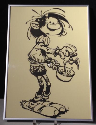 Poster Franquin Gaston et robinet 2