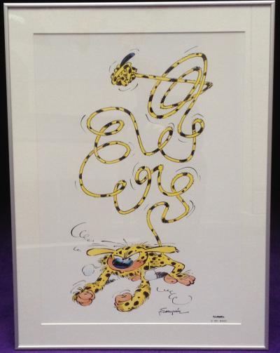 Poster Franquin Marsupilami en colère 2