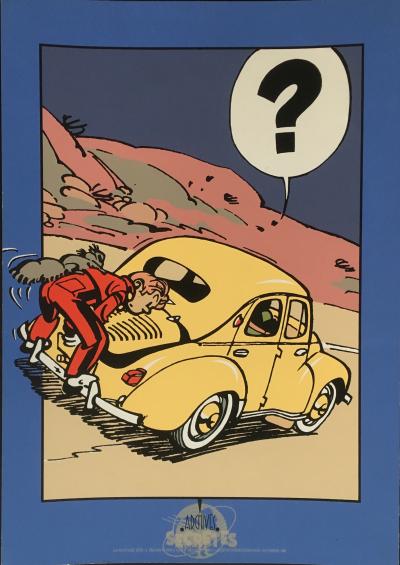 Sérigraphie Franquin Spirou Mauvaise tête 2