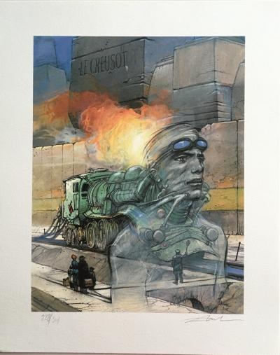 Sérigraphie : Bilal : Le Creusot 2