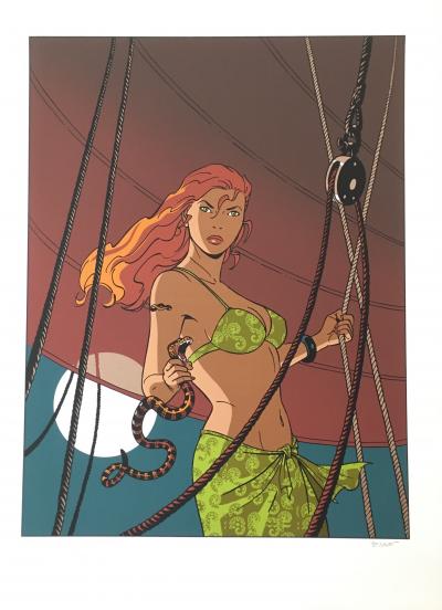 Philippe Berthet, Pin-up : le Venin, sérigraphie 2