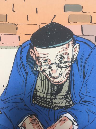 François Boucq - Le Bouquiniste - Sérigraphie signée 2