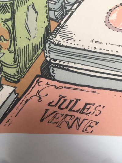 François Boucq - Le Bouquiniste - Sérigraphie signée 2