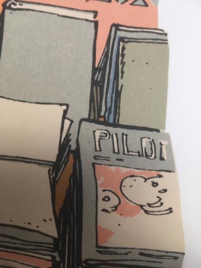 François Boucq - Le Bouquiniste - Sérigraphie signée 2