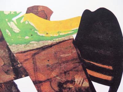 Maurice ESTÈVE - Découpage V - Sérigraphie originale signée 2