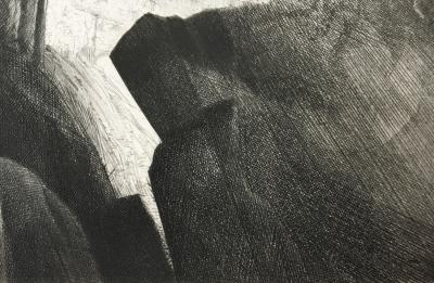Dominique SOSOLIC - La fin du monde, 1988, Gravure originale signée 2
