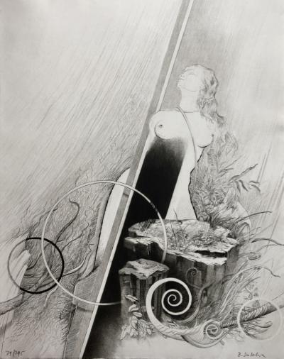 Dominique SOSOLIC - Being beauteous, 1988, Original signed etching 2