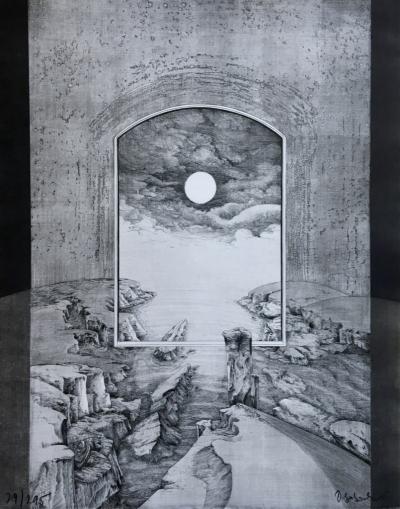 Dominique SOSOLIC - Eternity, 1986, Original signed etching 2