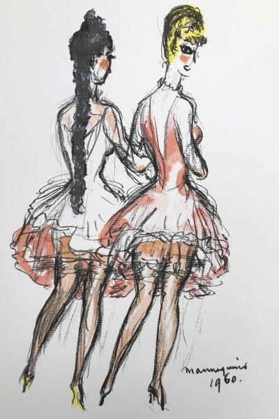 Kees Van Dongen - Les Mannequins - Lithographie originale 2