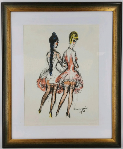 Kees Van Dongen - Les Mannequins - Lithographie originale