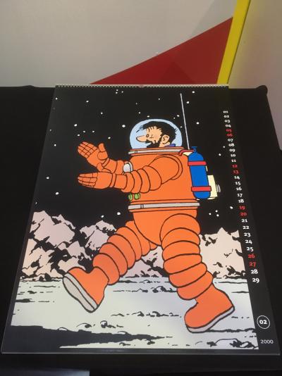 Moulinsart - Calendrier Tintin Lune, 2000 - Calendrier 2
