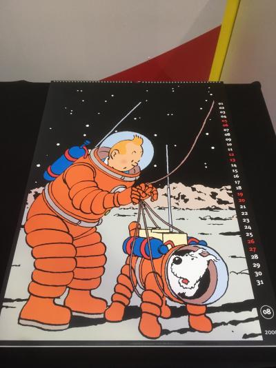 Moulinsart - Calendrier Tintin Lune, 2000 - Calendrier 2