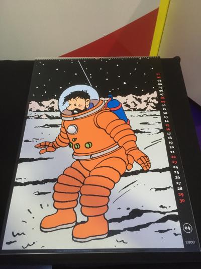 Moulinsart - Calendrier Tintin Lune, 2000 - Calendrier 2
