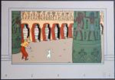 Sérigraphie Archives Hergé Tintin Kih-Oskh Cigares Phara 2