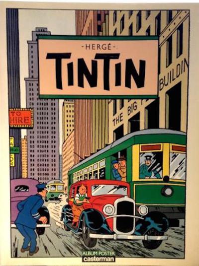 Hergé Tintin : album poster 2