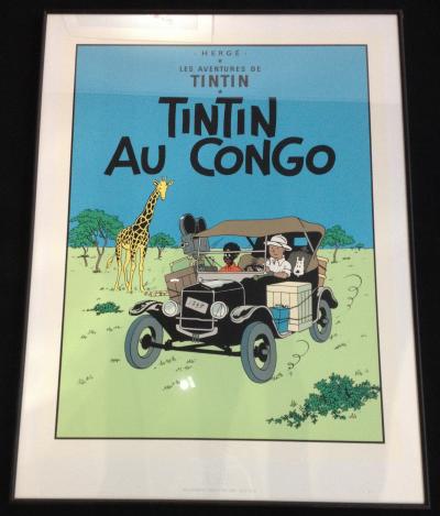 Hergé, Tintin au Congo, sérigraphie 2