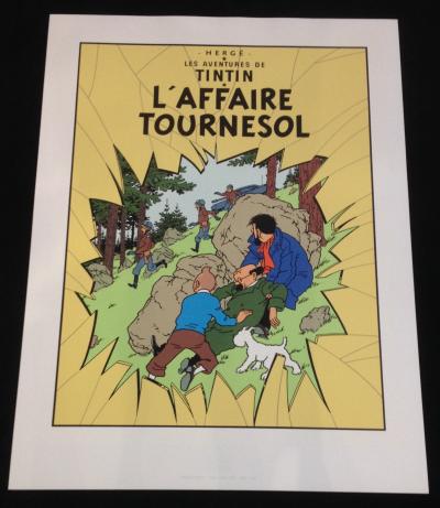 Sérigraphie Hergé Escale : Tintin affaire Tournesol 2
