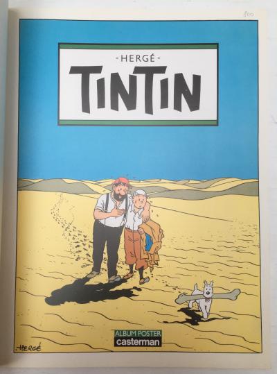 Hergé Tintin : album poster 2