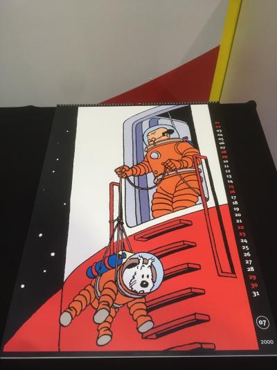 Hergé / Moulinsart - Calendrier Tintin Lune, 2000 2