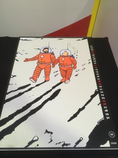 Hergé / Moulinsart - Calendrier Tintin Lune, 2000 2