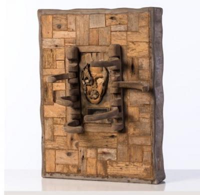 Pascal Verbena - Sans titre, 1984 - sculpture en bois 2