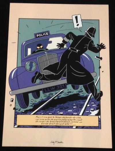 Sérigraphie Jacobs  Blake et Mortimer 2