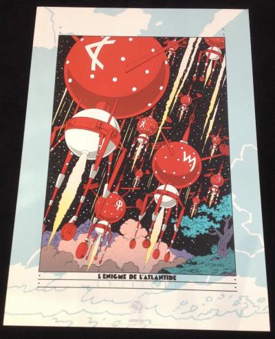Edgar P. Jacobs, Blake et Mortimer : Atlantide, sérigraphie 2