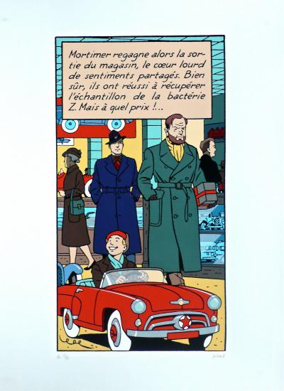 André Juillard, Blake et Mortimer Olrik Voronov, sérigraphie 2