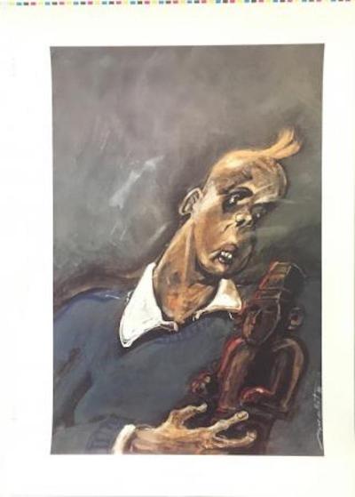 Jean Michel Nicollet - Tintin fétiche Arumbaya, 1990 - Impression 2