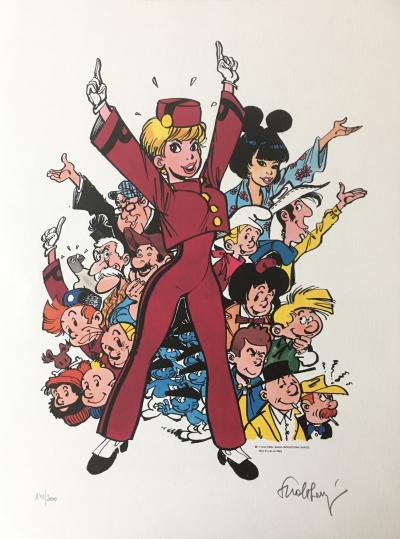 François Walthery, Natacha, sérigraphie 2