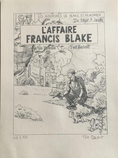 Sérigraphie : Jacobs : Blake et Mortimer : Affaire 2