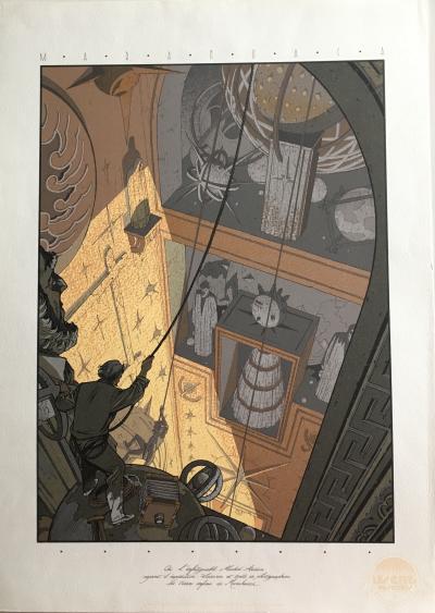 François SCHUITEN - Cités obscures - Sérigraphie 2