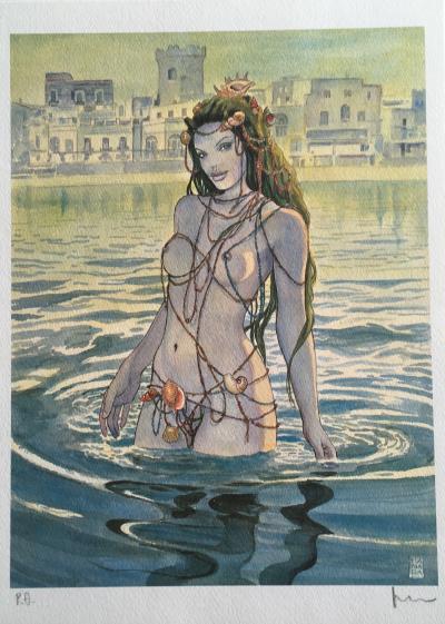 Milo MANARA - Nymphe - Sérigraphie signée 2