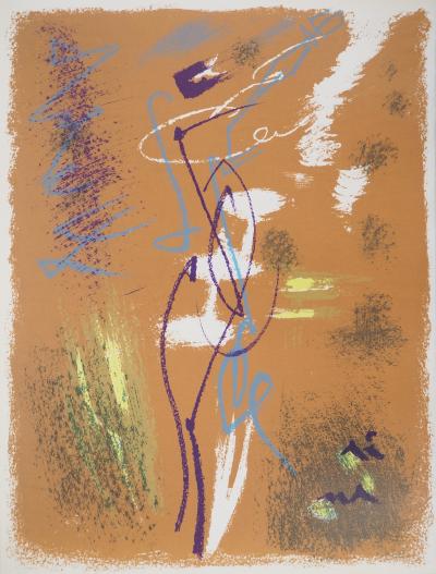 Andre MASSON : Nymphe des eaux, 1964 - Lithographie originale signée 2