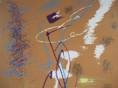 Andre MASSON : Nymphe des eaux, 1964 - Lithographie originale signée 2