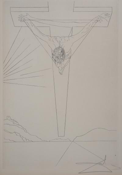 Salvador Dali - Manifeste Mystique : Le Christ, 1951 - Ensemble de deux gravures originales signées 2