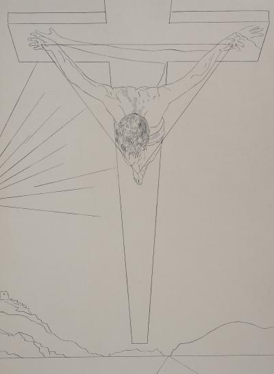 Salvador Dali - Manifeste Mystique : Le Christ, 1951 - Ensemble de deux gravures originales signées 2
