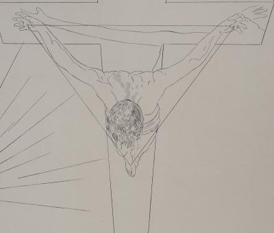 Salvador Dali - Manifeste Mystique : Le Christ, 1951 - Ensemble de deux gravures originales signées 2