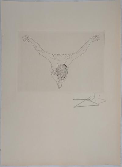 Salvador Dali - Manifeste Mystique : Le Christ, 1951 - Ensemble de deux gravures originales signées 2