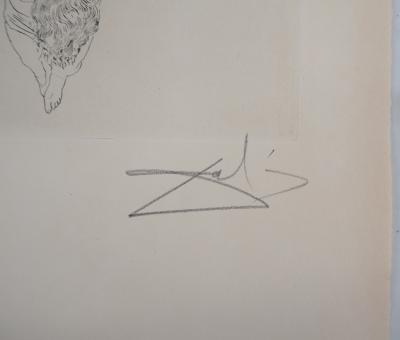 Salvador Dali - Manifeste Mystique : Le Christ, 1951 - Ensemble de deux gravures originales signées 2