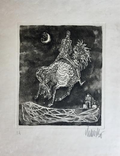 Lars BO - Sans-titre, 1985 - Deux gravures originales signées au crayon 2