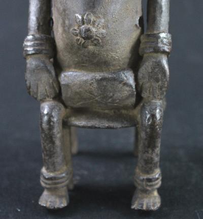 Cöte d'Ivoire, Senoufo, Ancienne Statue Votive en Bronze 2