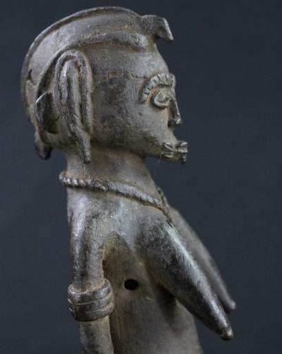 Cöte d'Ivoire, Senoufo, Ancienne Statue Votive en Bronze 2