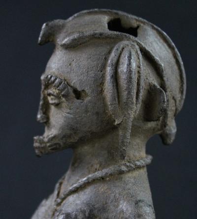 Cöte d'Ivoire, Senoufo, Ancienne Statue Votive en Bronze 2