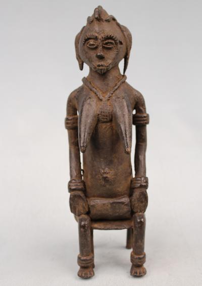 Cöte d'Ivoire, Senoufo, Ancienne Statue Votive en Bronze 2