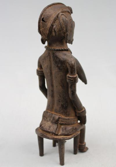 Cöte d'Ivoire, Senoufo, Ancienne Statue Votive en Bronze 2