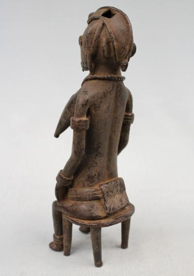 Cöte d'Ivoire, Senoufo, Ancienne Statue Votive en Bronze 2