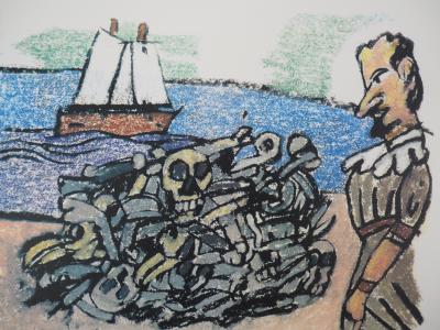 Antonio SEGUI : Vanité : Memento homo mori, 1998 - Sérigraphie originale signée 2